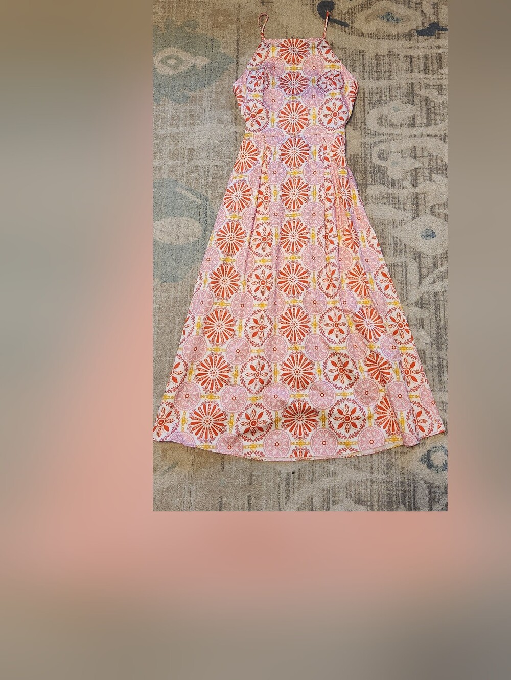 Borgo De Nor Goreti Dress. Size 2-4. Pink/Yellow. Like New